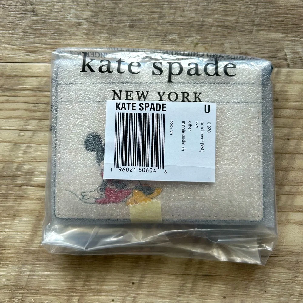 Disney Kate Spade Minnie Mouse Cardholder $129 - Picture 2 of 4
